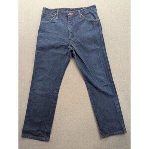Vintage Wrangler 13MWZ Jeans Mens 36x30 Blue Medium Wash Cowboy Cut Straight Leg